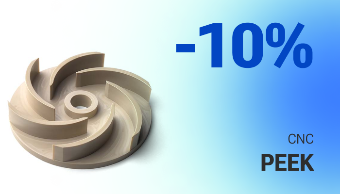 -10% su Peek CNC Standard