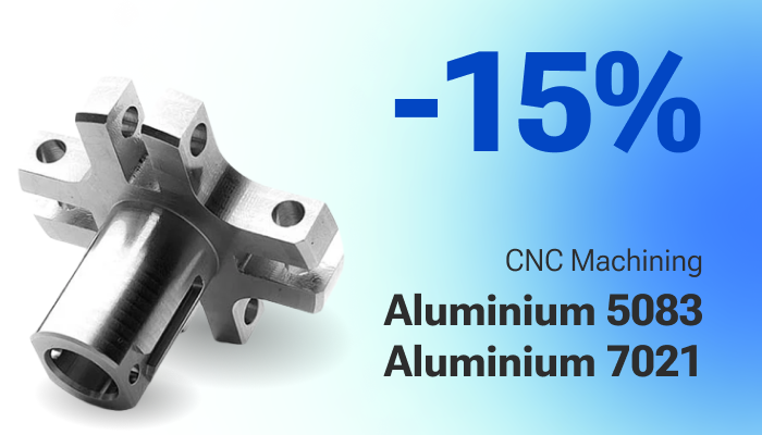 -15% Alluminio 5083 e 7021 Standard