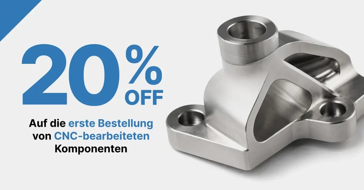 CNC: -20% auf Ihre erste Bestellung