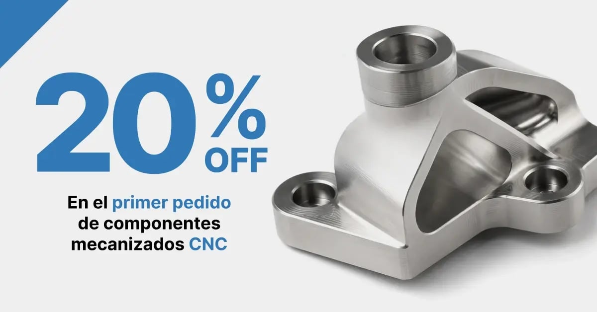 CNC: -20% en primer pedido