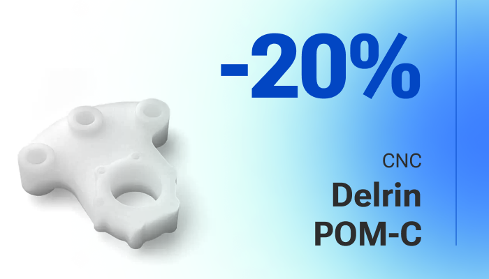 20% off Delrin POM-C Standard