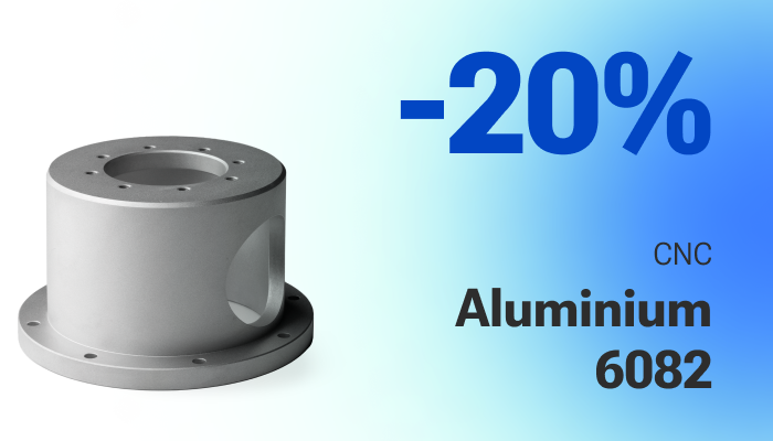 -20% Aluminium 6082 110x110x115