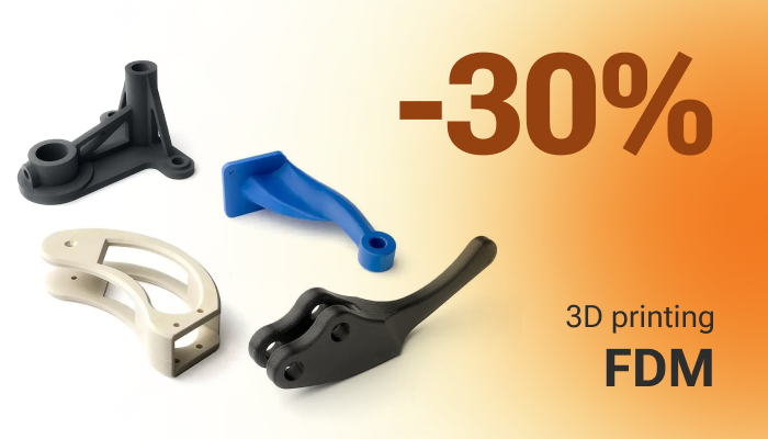 30% Off FDM Materials Fast