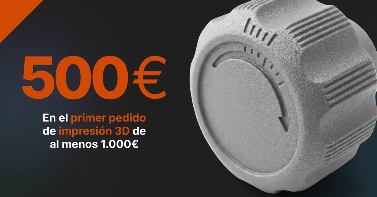 Impresión 3D: -500 € en el primer pedido