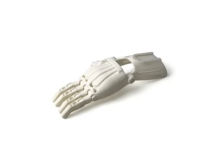 huesos de la mano impresos en 3D