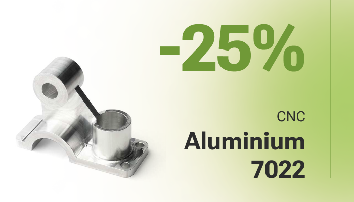 25% Réduction sur Nouveau Aluminium 7022