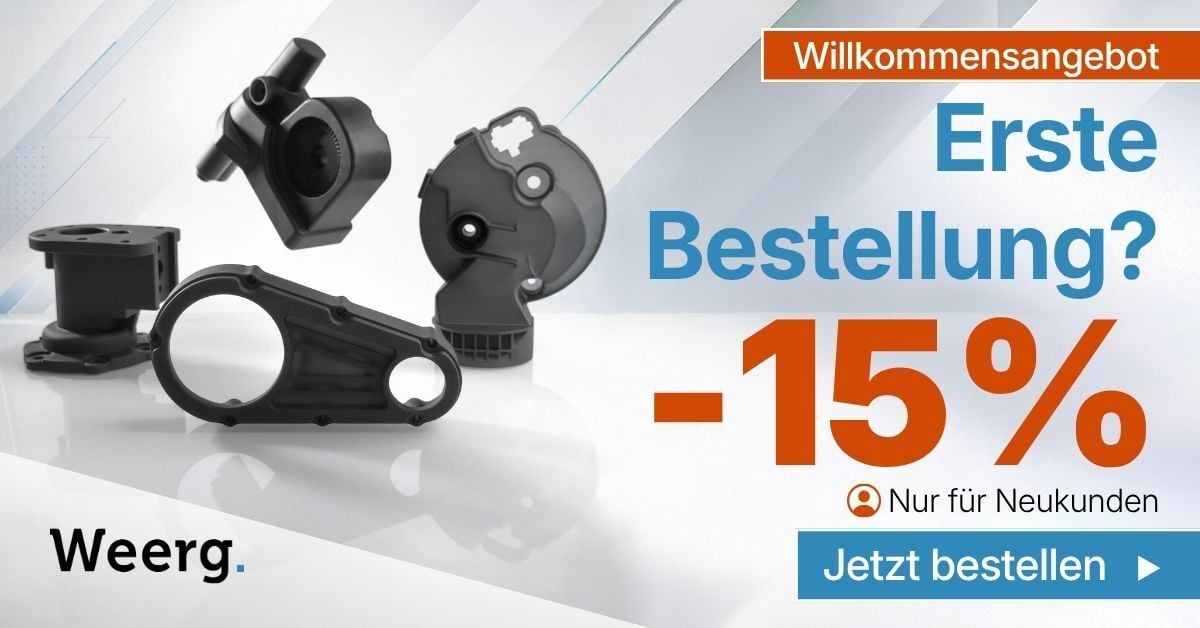 -15 % auf Ihre erste 3D-Bestellung