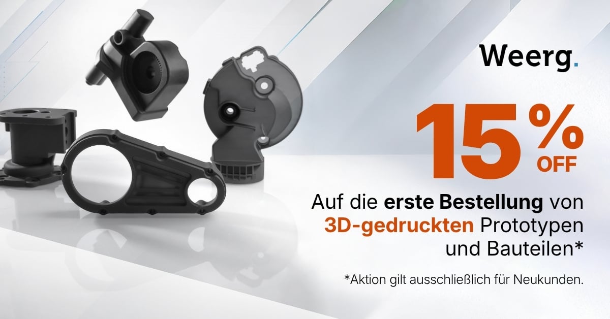 -15 % auf Ihre erste 3D-Bestellung