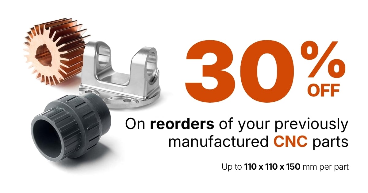 -30% on CNC Reorders