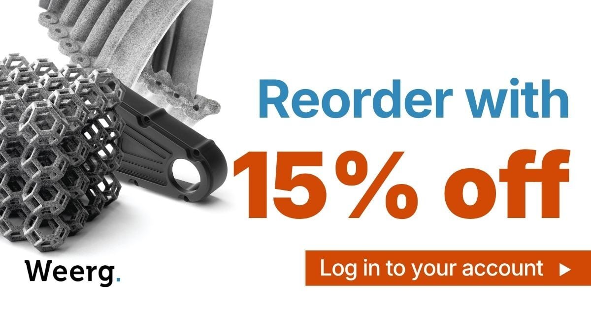 -15% on 3D Reorders