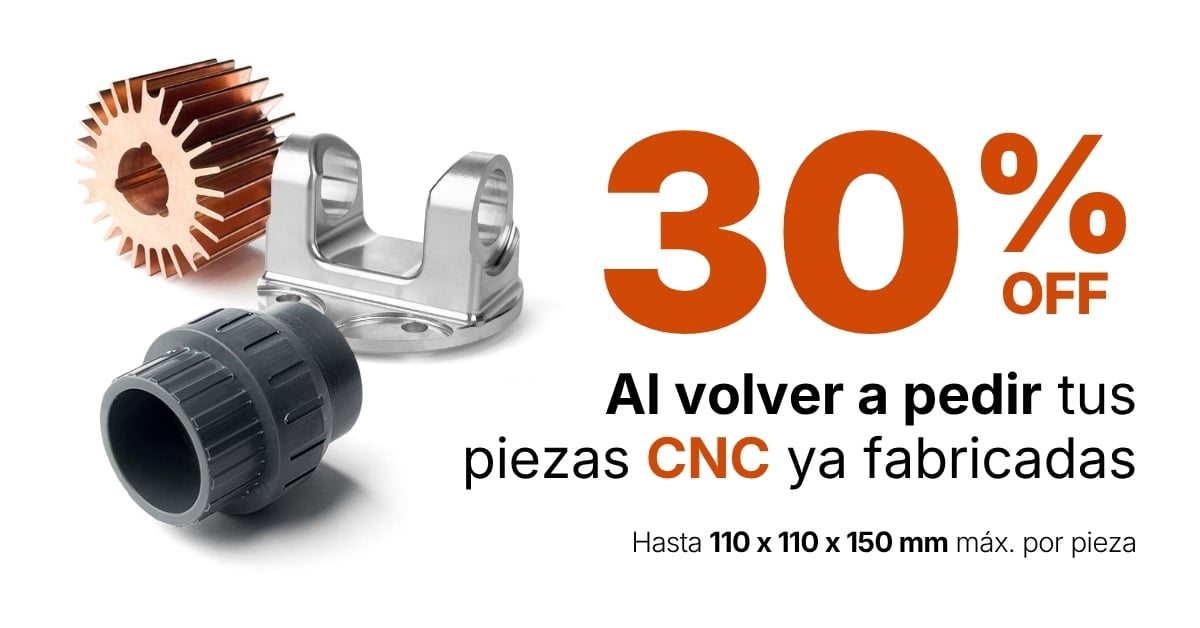-30% en Reordenes CNC