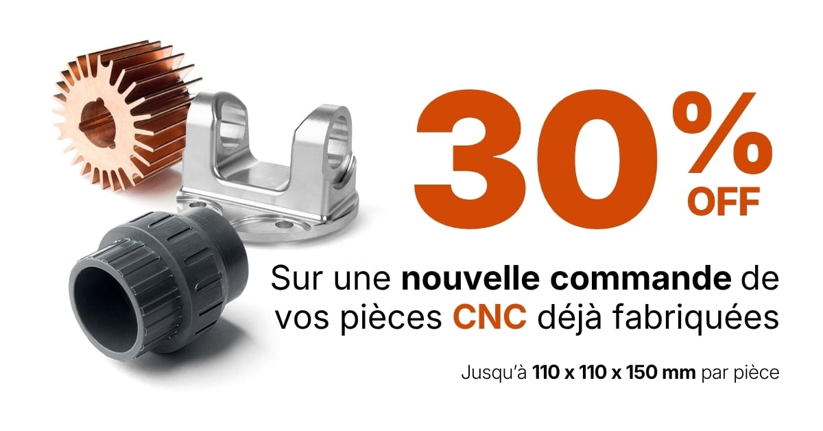-30 % sur les récommandes CNC