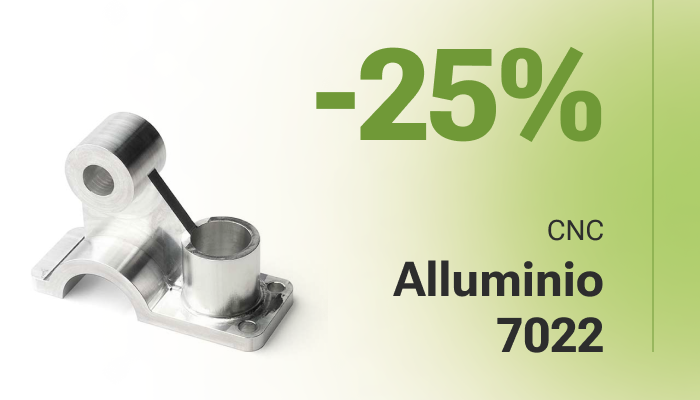 25% di sconto sul Nuovo Alluminio 7022
