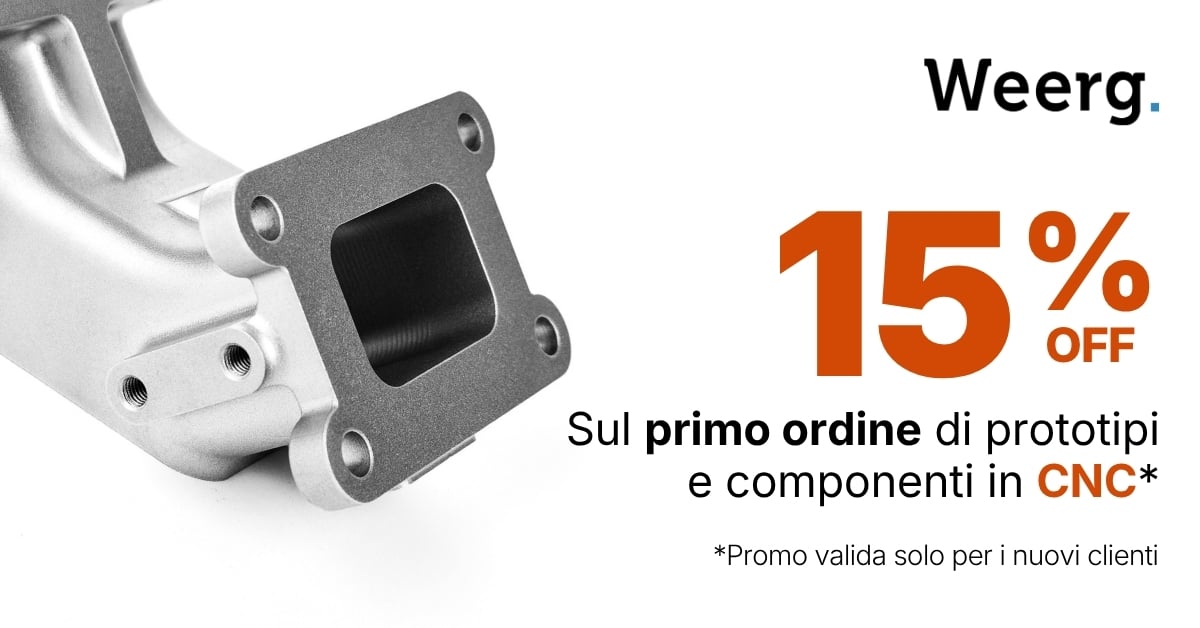 -15% su Primo Ordine CNC
