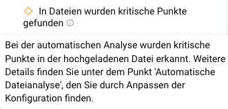 Notifizierung von kritischen Problemen