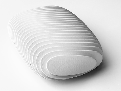 Nylon PA12 blanco realizado con Multi Jet Fusion MJF en Weerg