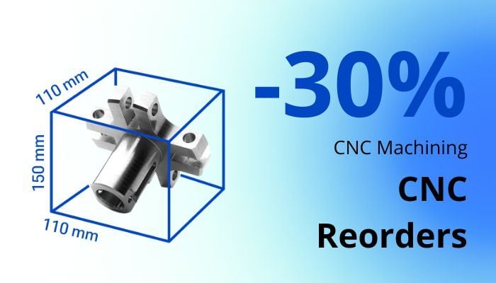 -30% su Riordini CNC