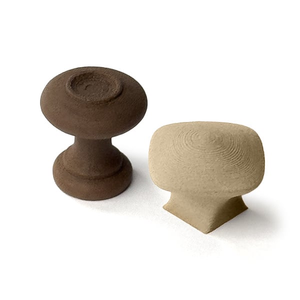 boutons en bois