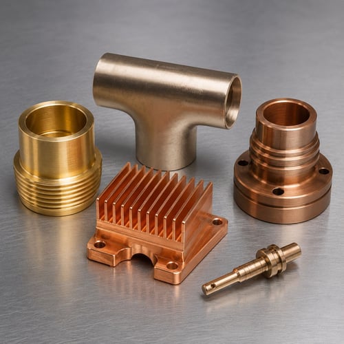 composants industriels en alliages de cuivre