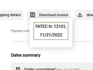 download order invoice