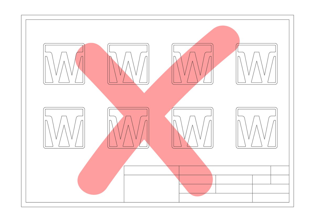Guidelines for laser cutting files | Weerg
