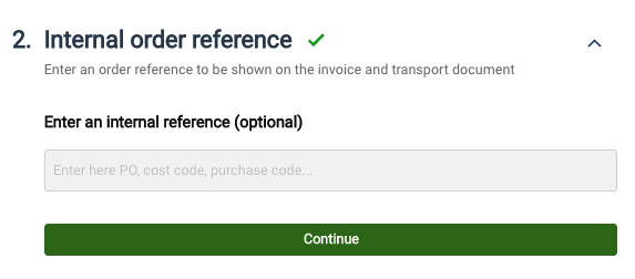 internal order reference