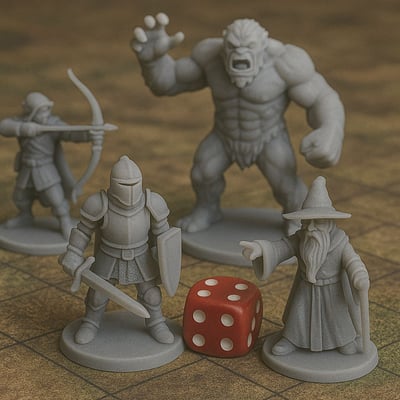 miniatures resin for games