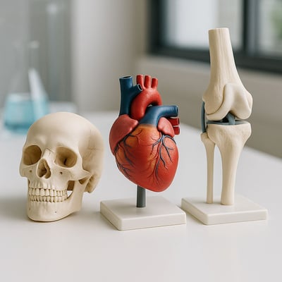 modèles anatomiques imprimés en 3D