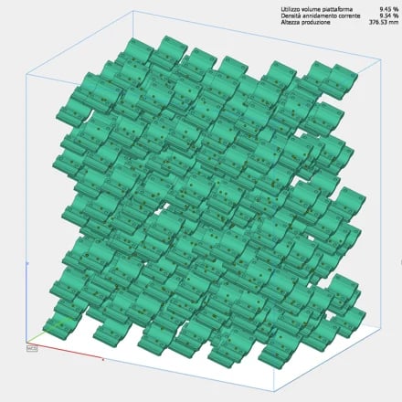 nesting Build impresora Multi jet Fusion