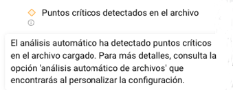 notificación puntos críticos