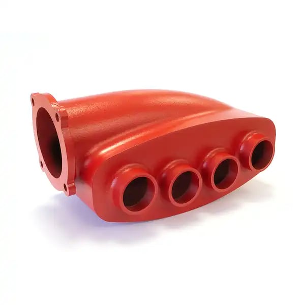 nylon pa12 multi jet fusion MJF red RAL paint finish