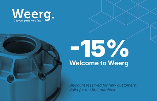 -15% your first CNC order