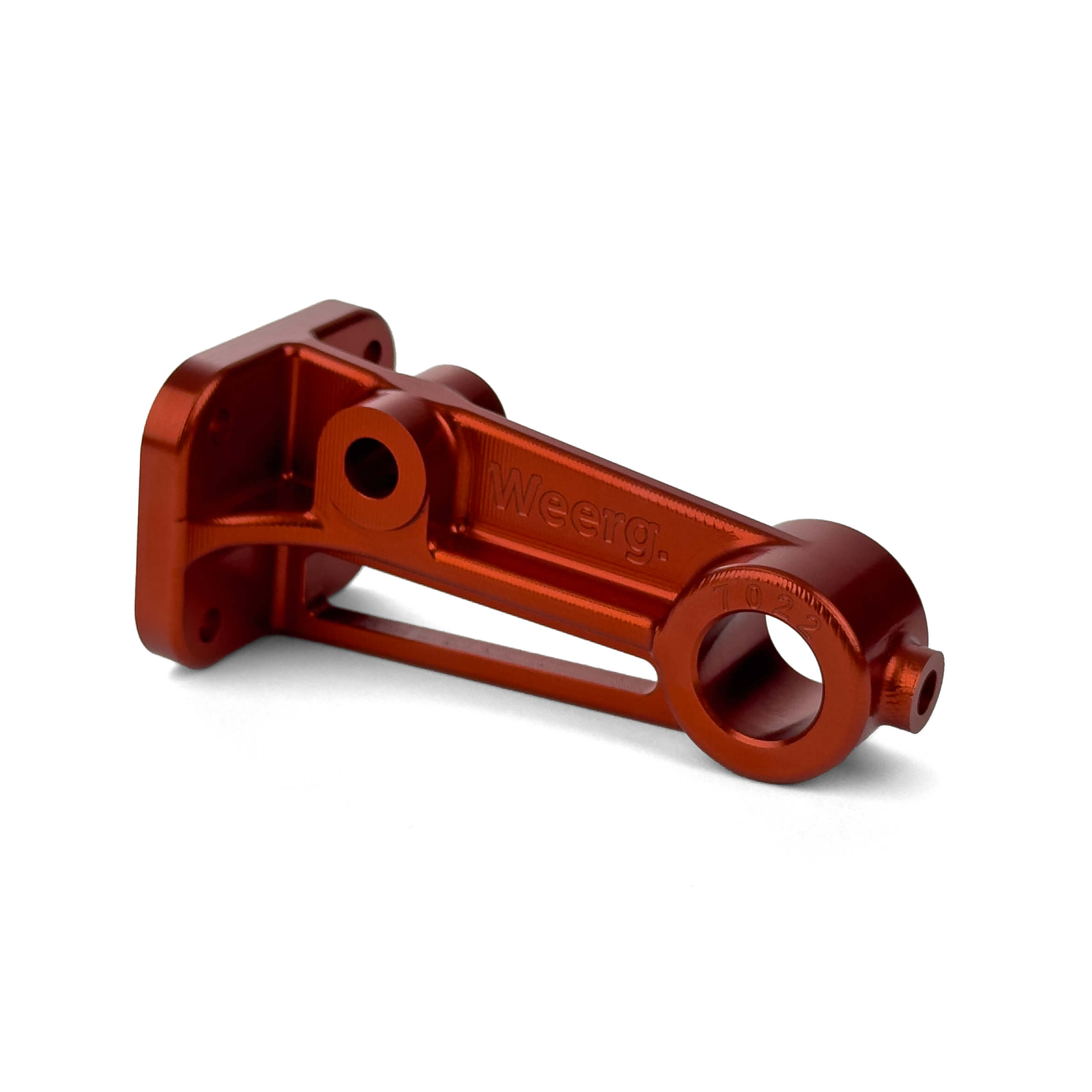 7022 Red Glossy anodising