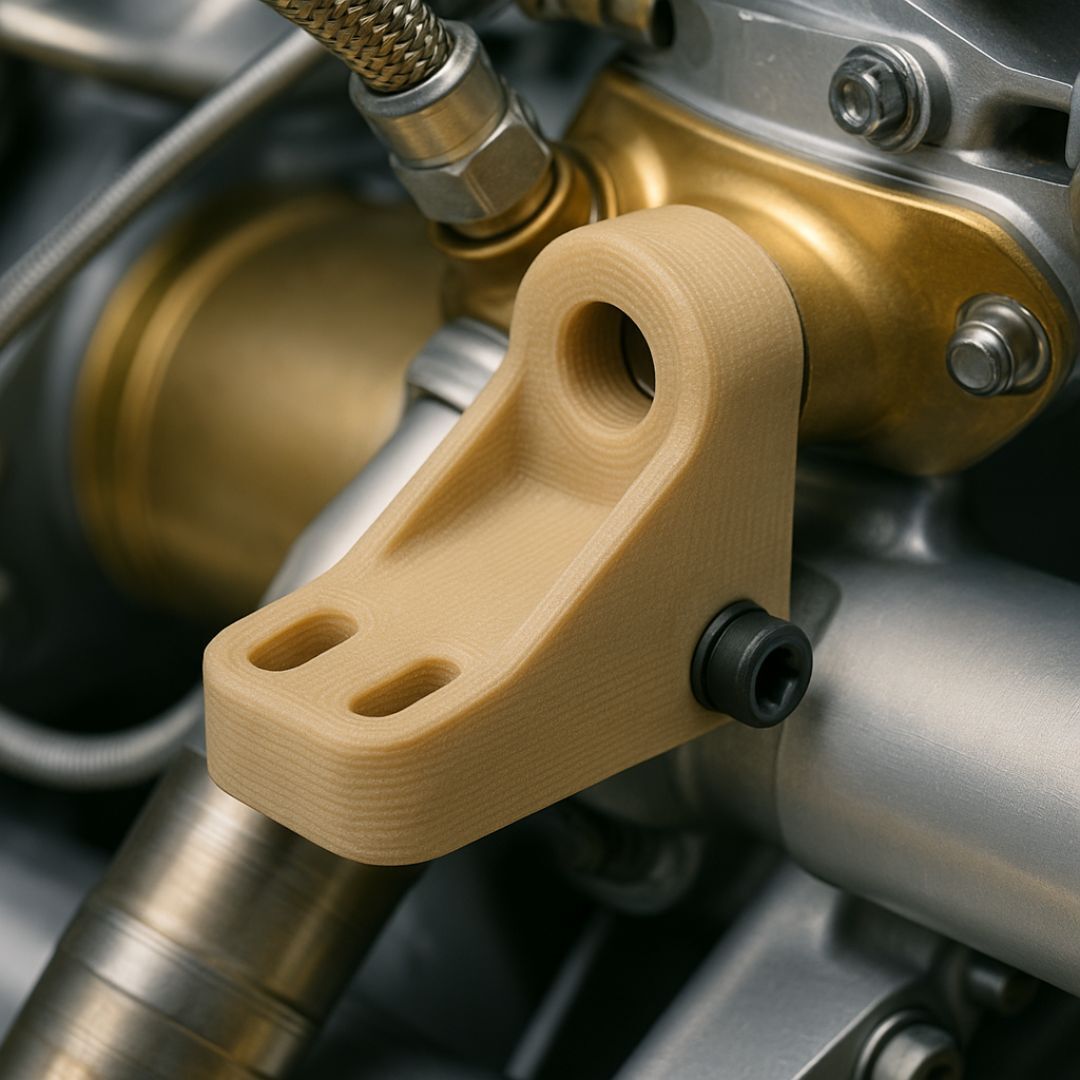 PEEK recocido para uso aeroespacial