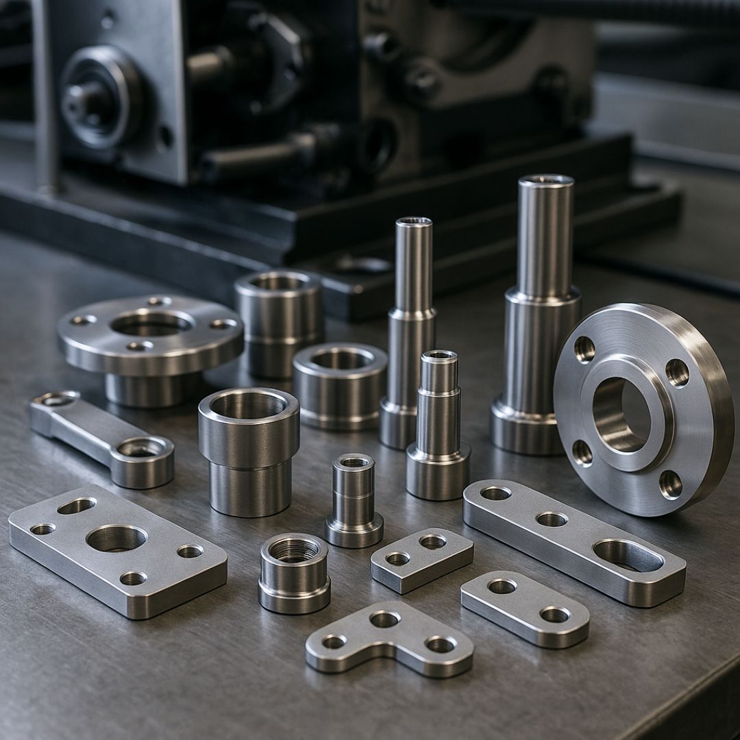 Pezzi in acciaio inox 304 e 316