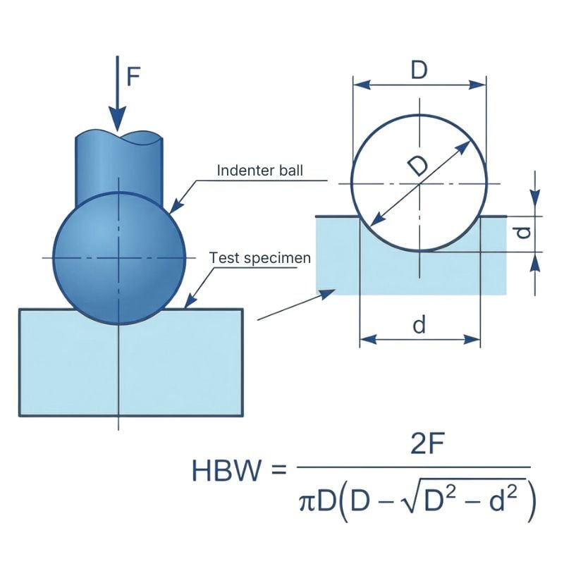 Brinell Test diagram