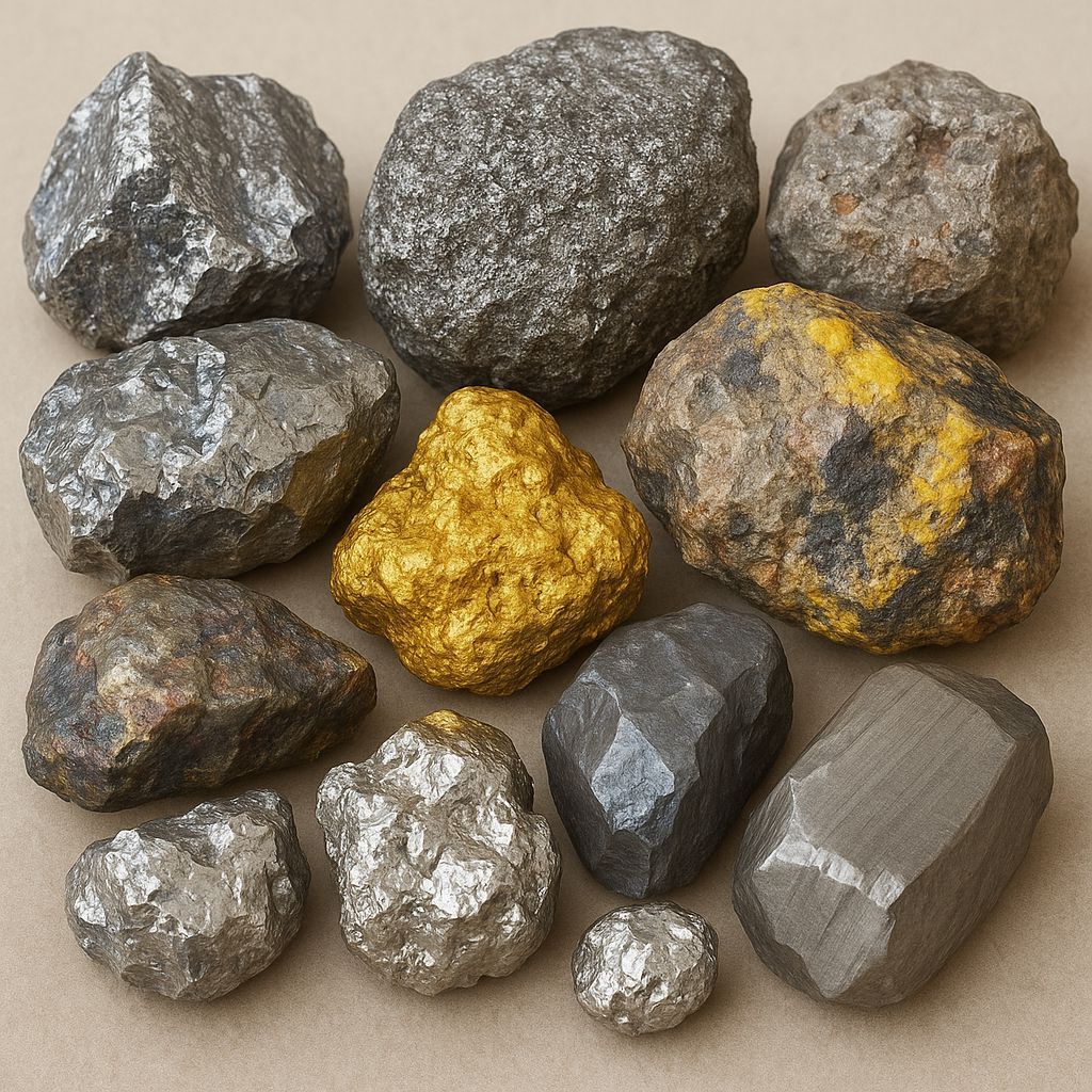 die zehn schwersten Metalle